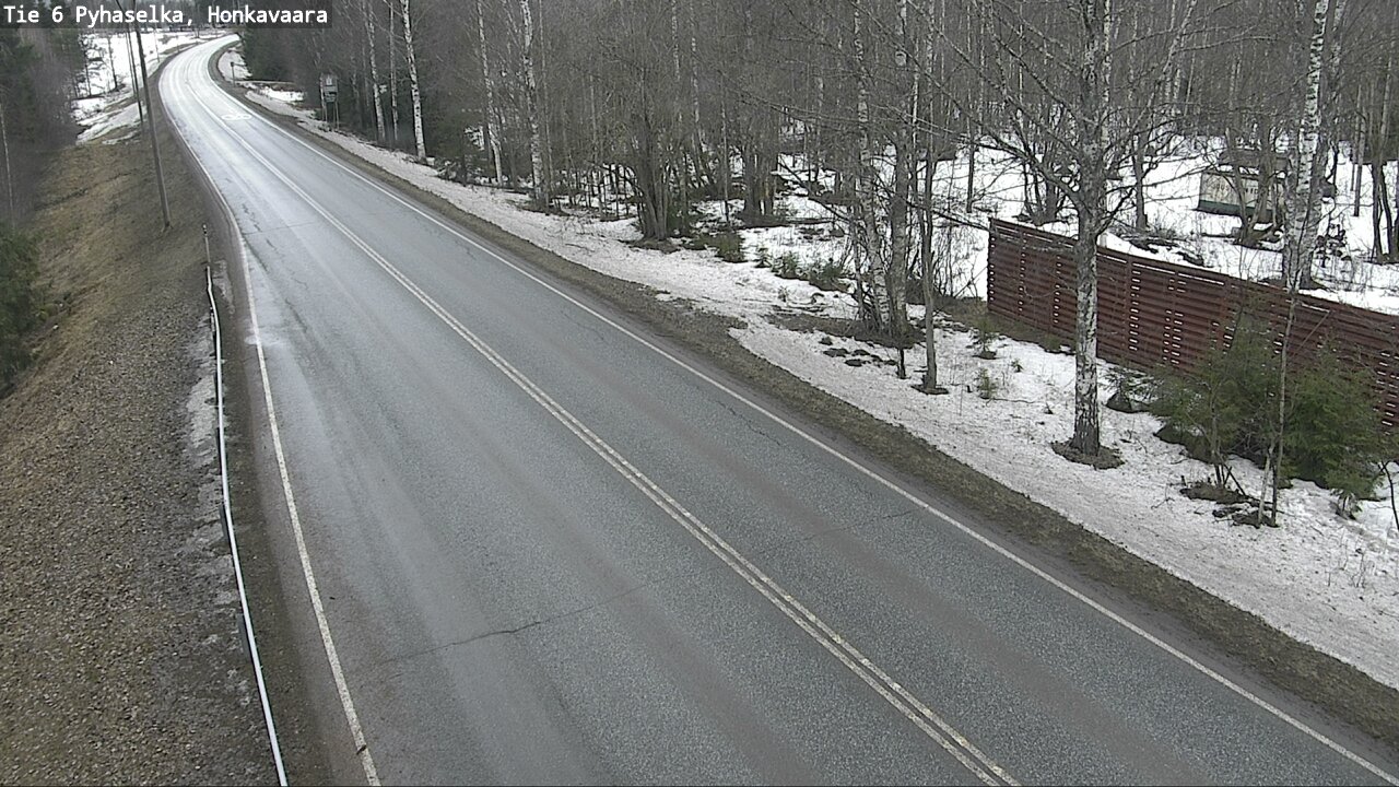 Weather Camera Image Road 6 Joensuu, Honkavaara, Joensuu, Pohjois-Karjala