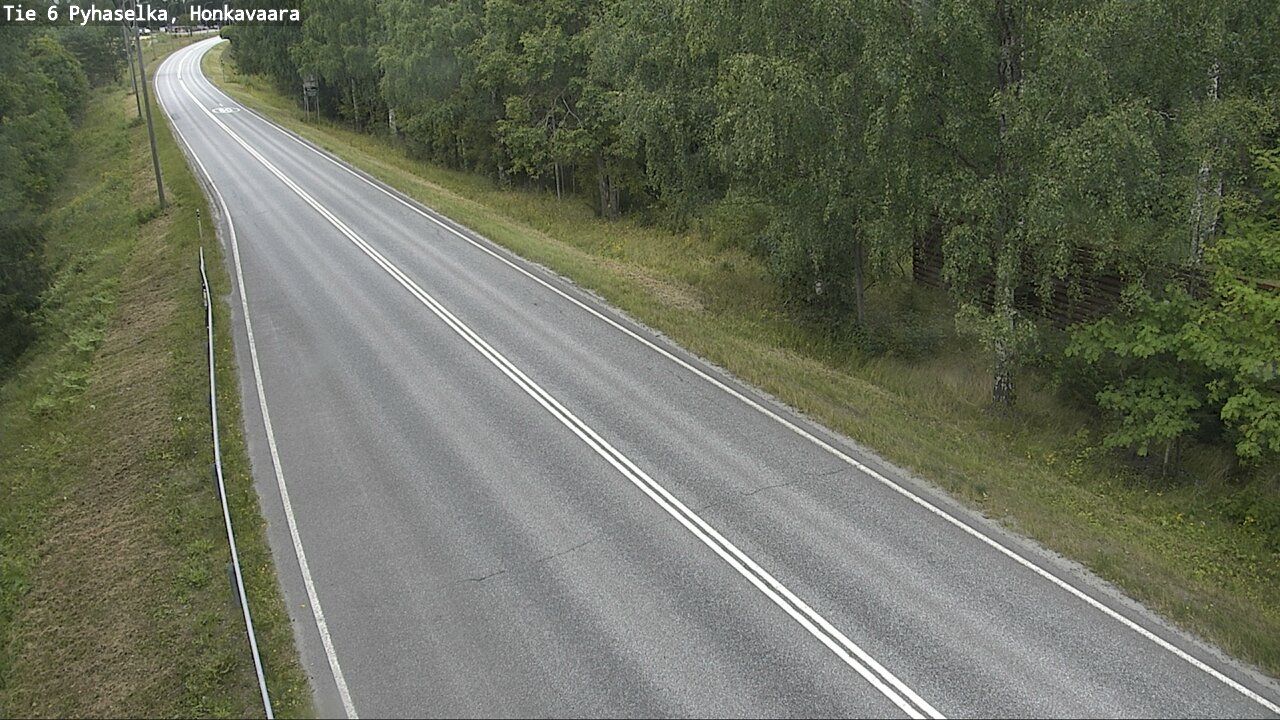 Weather Camera Image Road 6 Joensuu, Honkavaara, Joensuu, Pohjois-Karjala