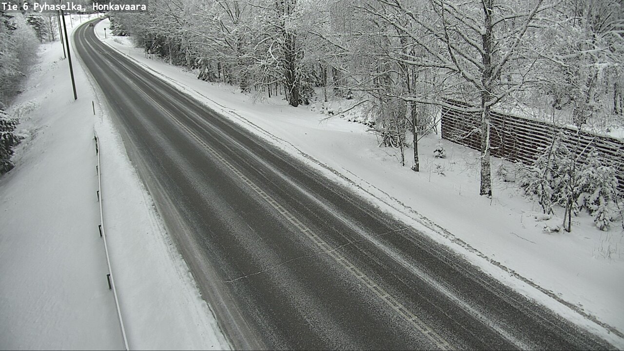 Weather Camera Image Väg 6 Joensuu, Honkavaara, Joensuu, Pohjois-Karjala