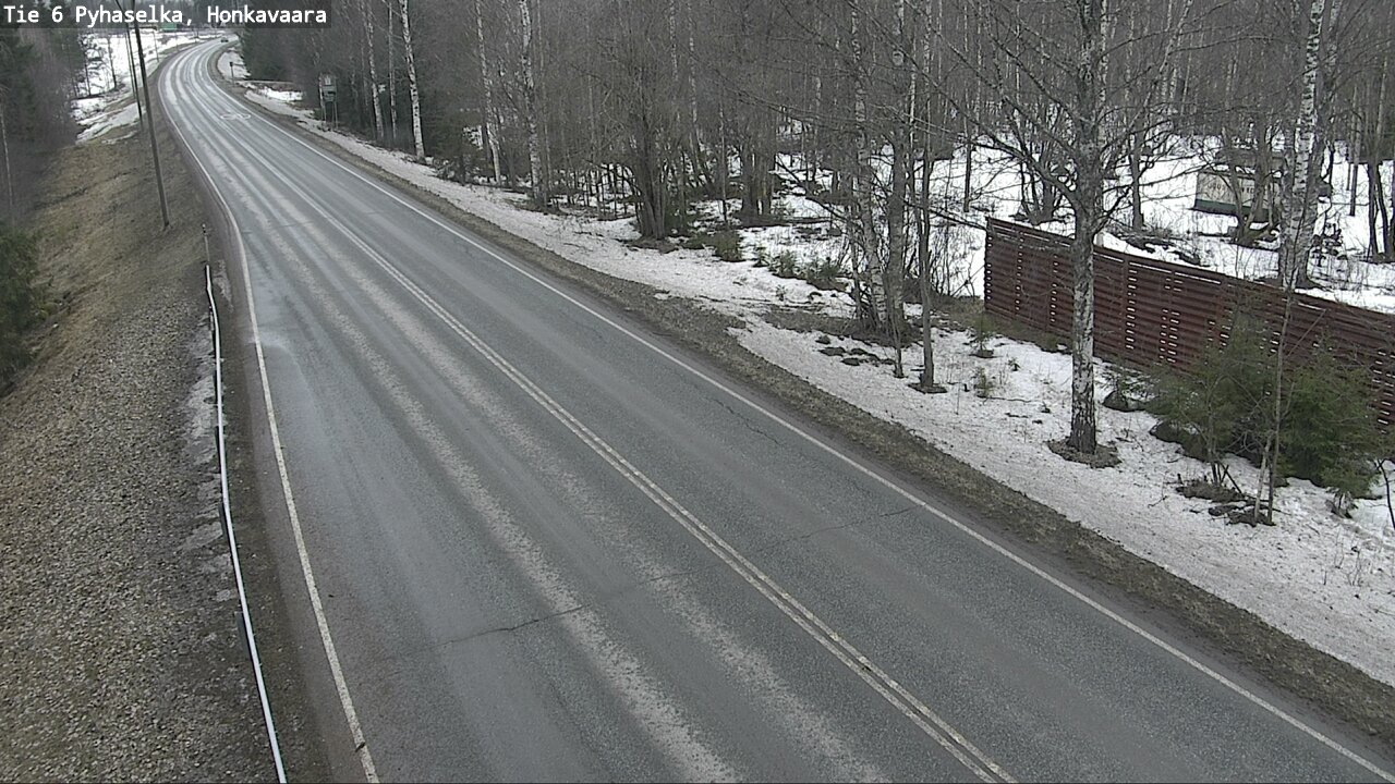 Weather Camera Image Road 6 Joensuu, Honkavaara, Joensuu, Pohjois-Karjala