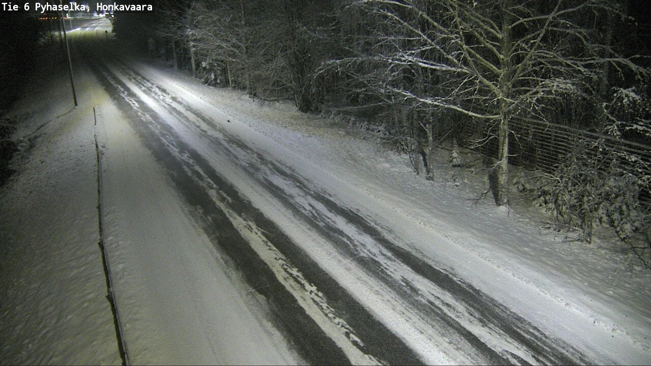 Weather Camera Image Väg 6 Joensuu, Honkavaara, Joensuu, Pohjois-Karjala