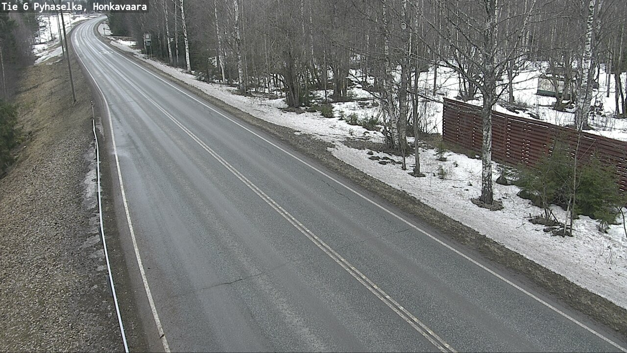 Weather Camera Image Road 6 Joensuu, Honkavaara, Joensuu, Pohjois-Karjala