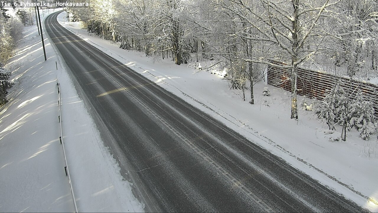 Weather Camera Image Väg 6 Joensuu, Honkavaara, Joensuu, Pohjois-Karjala