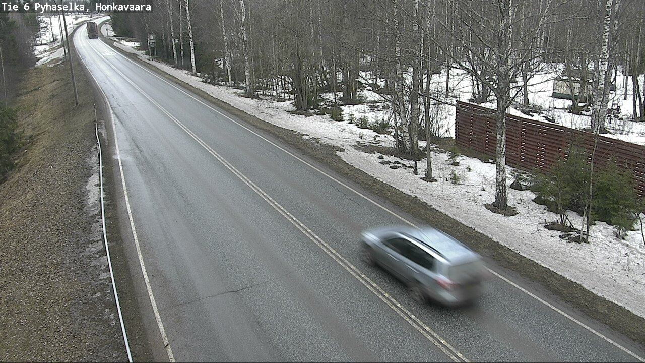 Weather Camera Image Road 6 Joensuu, Honkavaara, Joensuu, Pohjois-Karjala