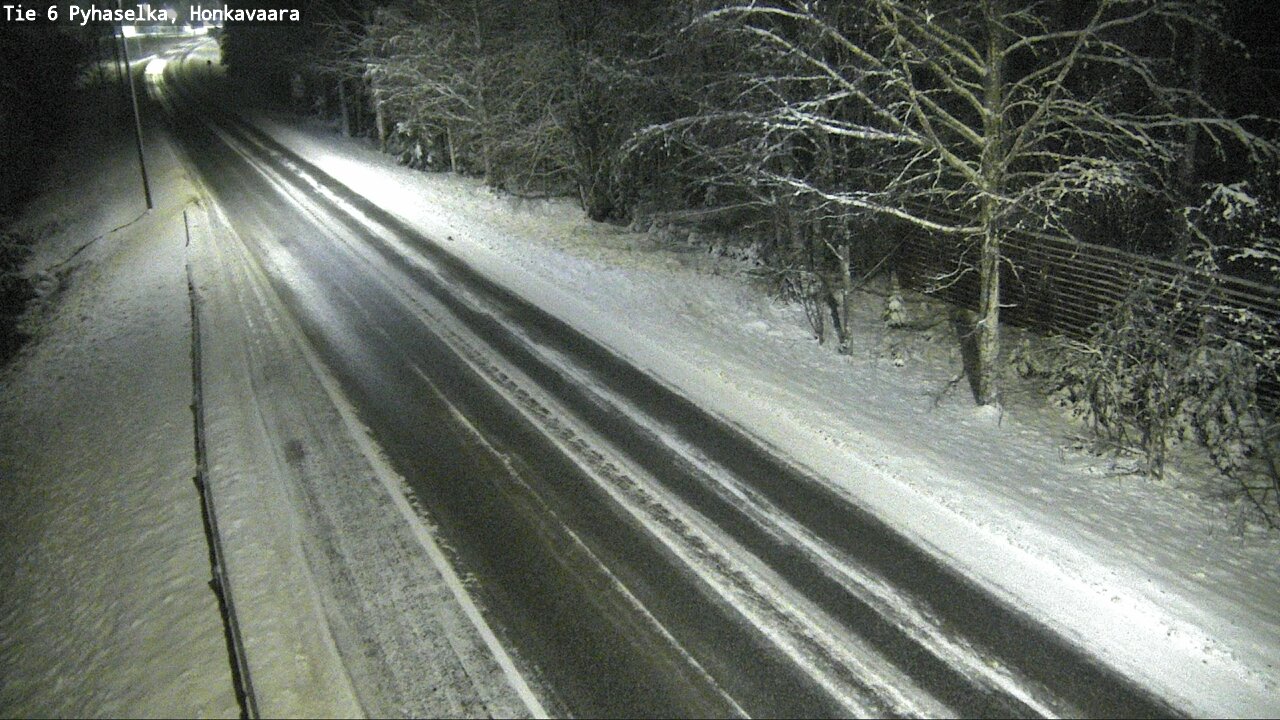 Weather Camera Image Väg 6 Joensuu, Honkavaara, Joensuu, Pohjois-Karjala