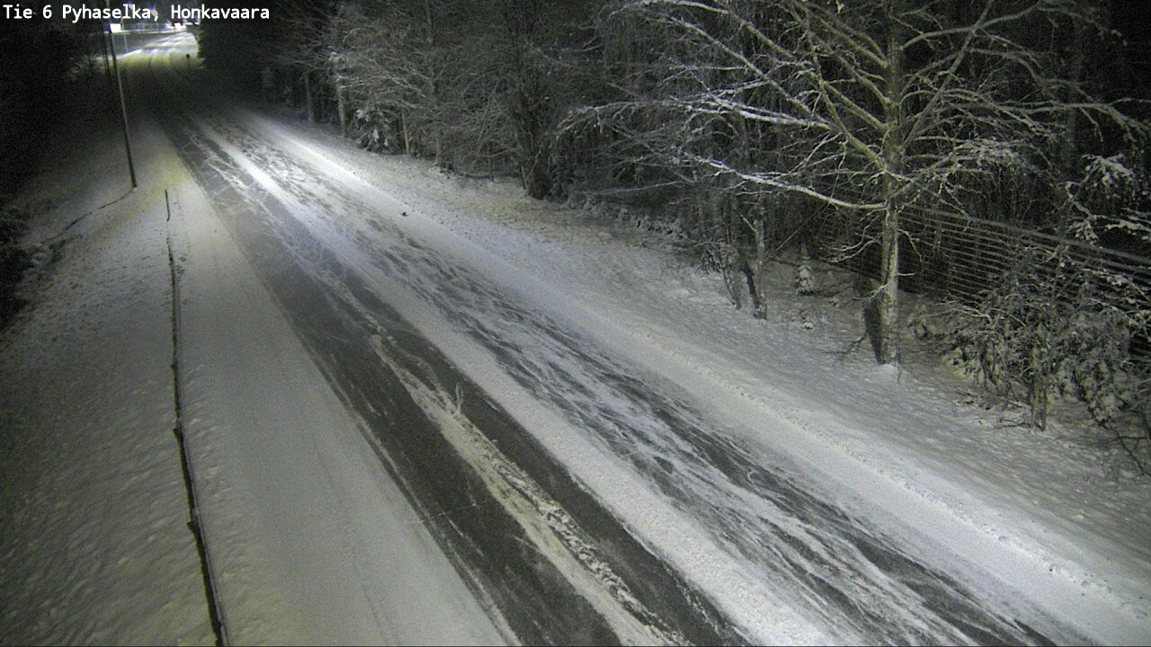 Weather Camera Image Väg 6 Joensuu, Honkavaara, Joensuu, Pohjois-Karjala