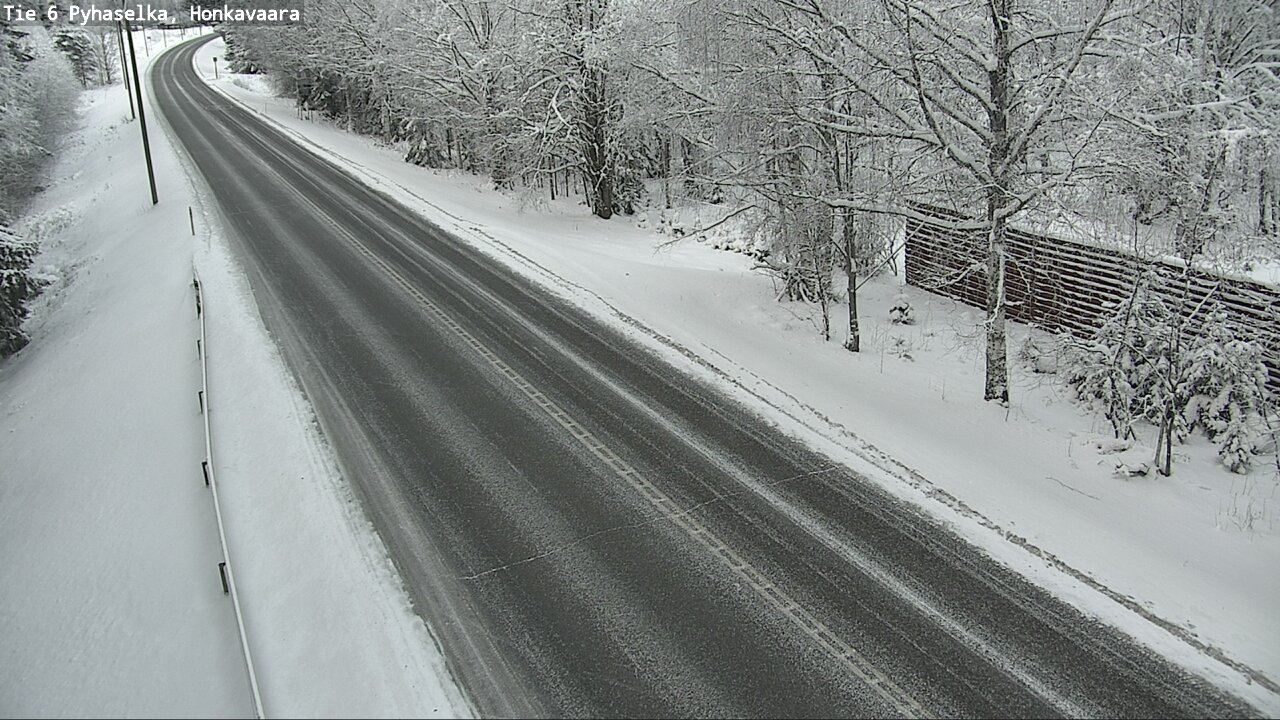 Weather Camera Image Väg 6 Joensuu, Honkavaara, Joensuu, Pohjois-Karjala