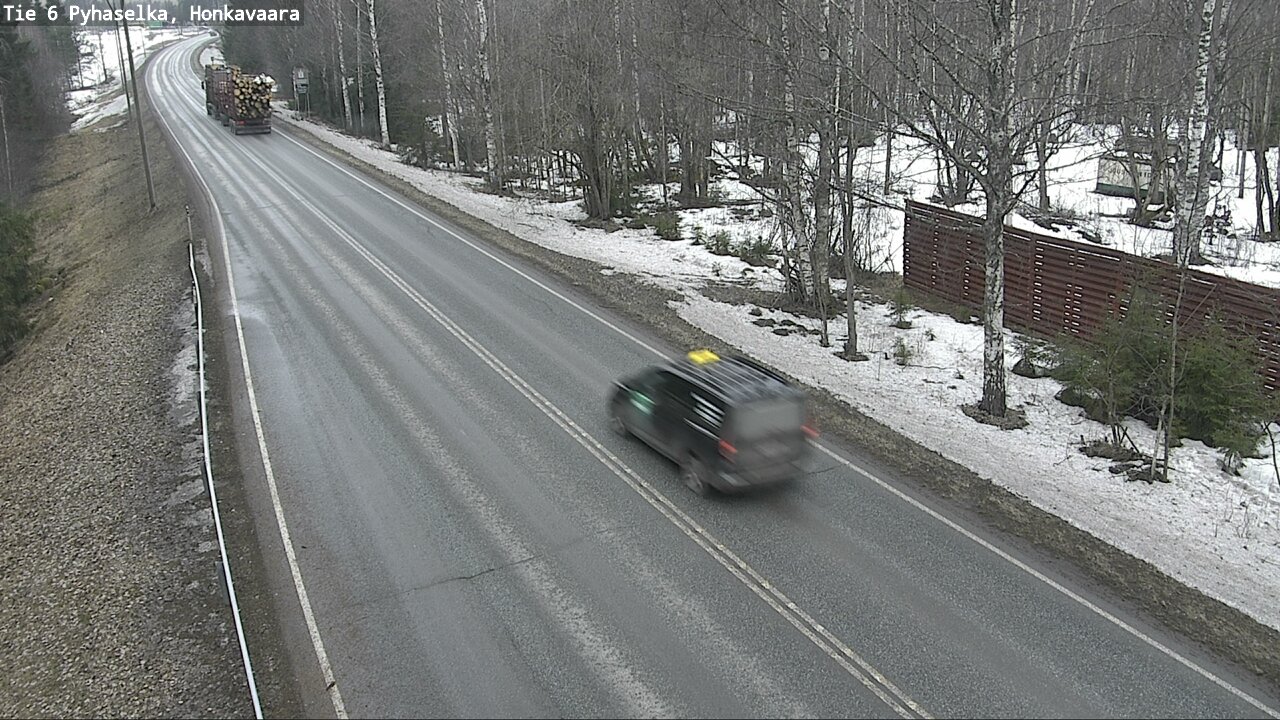 Weather Camera Image Road 6 Joensuu, Honkavaara, Joensuu, Pohjois-Karjala