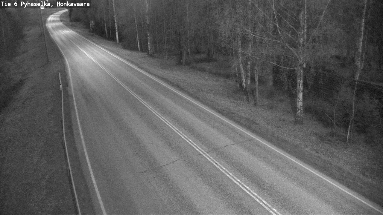 Weather Camera Image Väg 6 Joensuu, Honkavaara, Joensuu, Pohjois-Karjala