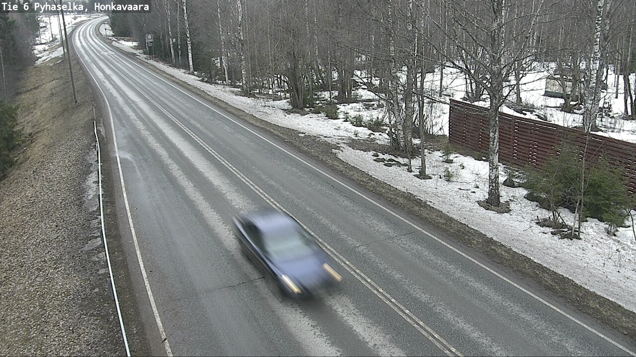 Weather Camera Image Road 6 Joensuu, Honkavaara, Joensuu, Pohjois-Karjala