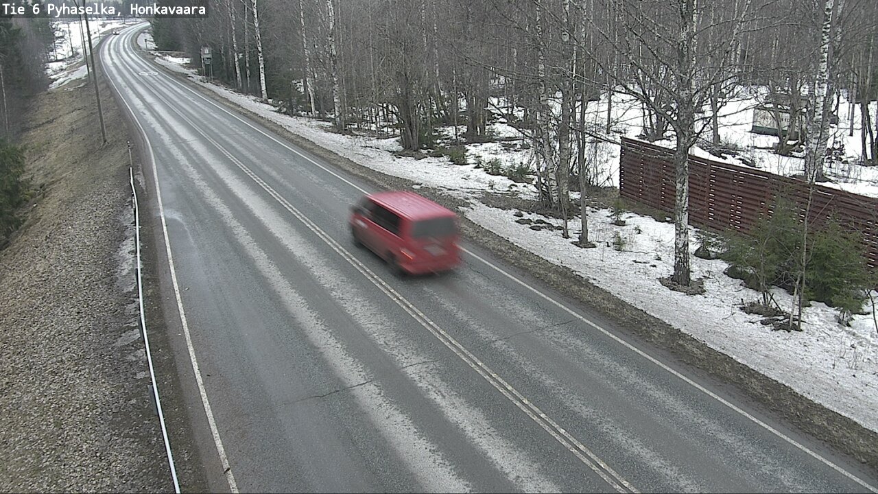 Weather Camera Image Road 6 Joensuu, Honkavaara, Joensuu, Pohjois-Karjala
