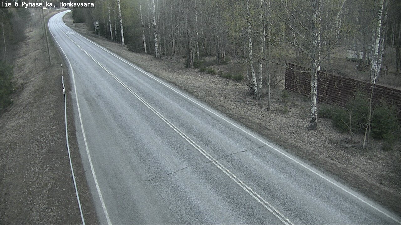 Weather Camera Image Väg 6 Joensuu, Honkavaara, Joensuu, Pohjois-Karjala