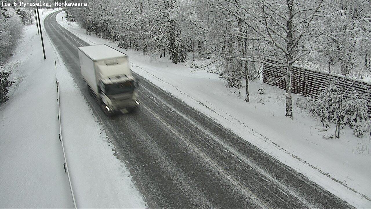 Weather Camera Image Väg 6 Joensuu, Honkavaara, Joensuu, Pohjois-Karjala