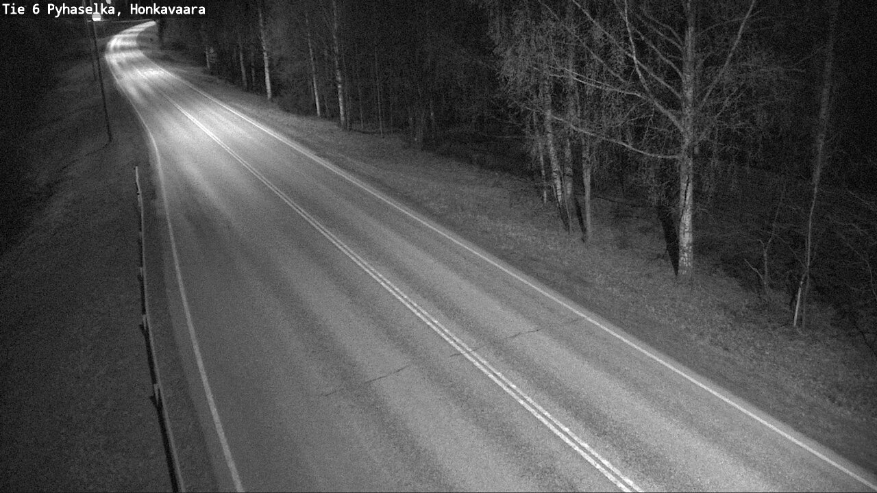Weather Camera Image Road 6 Joensuu, Honkavaara, Joensuu, Pohjois-Karjala