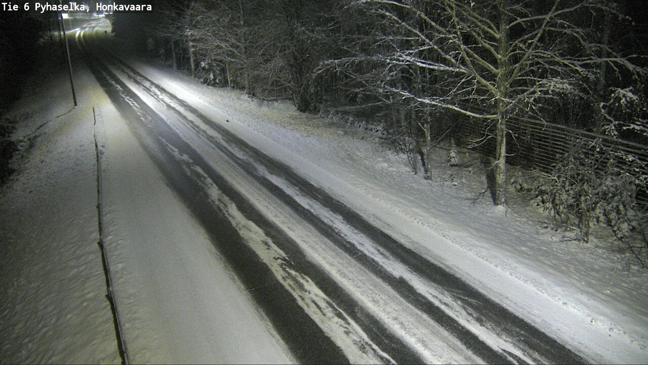 Weather Camera Image Väg 6 Joensuu, Honkavaara, Joensuu, Pohjois-Karjala