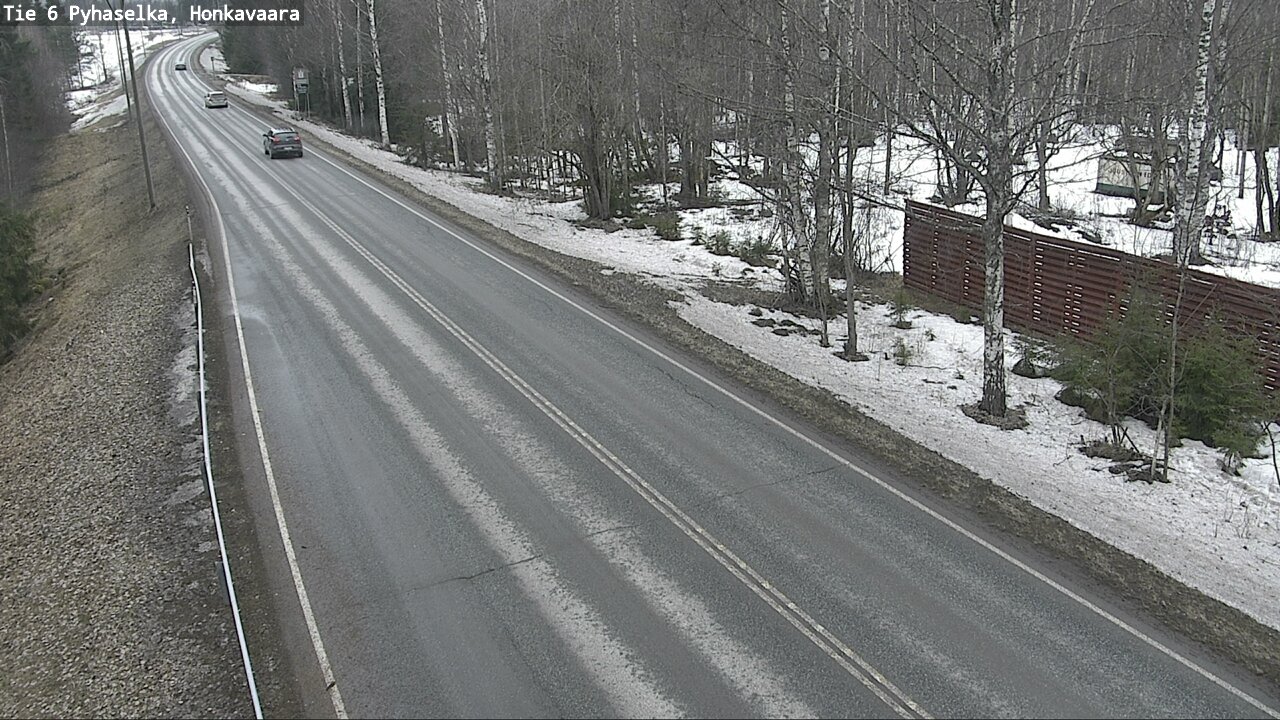 Weather Camera Image Road 6 Joensuu, Honkavaara, Joensuu, Pohjois-Karjala