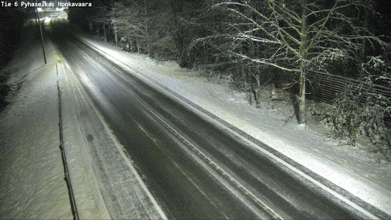Weather Camera Image Väg 6 Joensuu, Honkavaara, Joensuu, Pohjois-Karjala