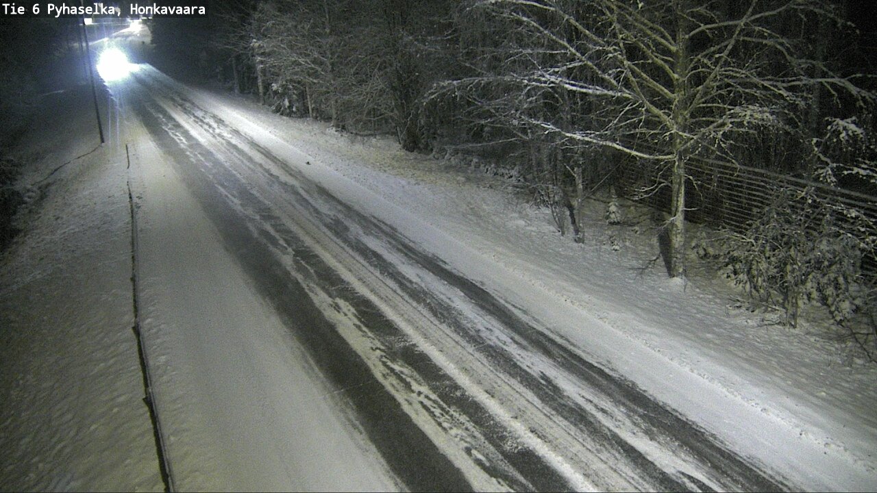 Weather Camera Image Väg 6 Joensuu, Honkavaara, Joensuu, Pohjois-Karjala