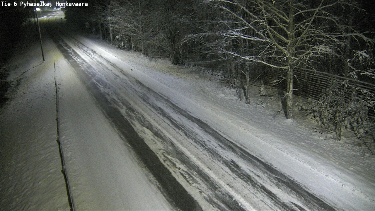 Weather Camera Image Väg 6 Joensuu, Honkavaara, Joensuu, Pohjois-Karjala