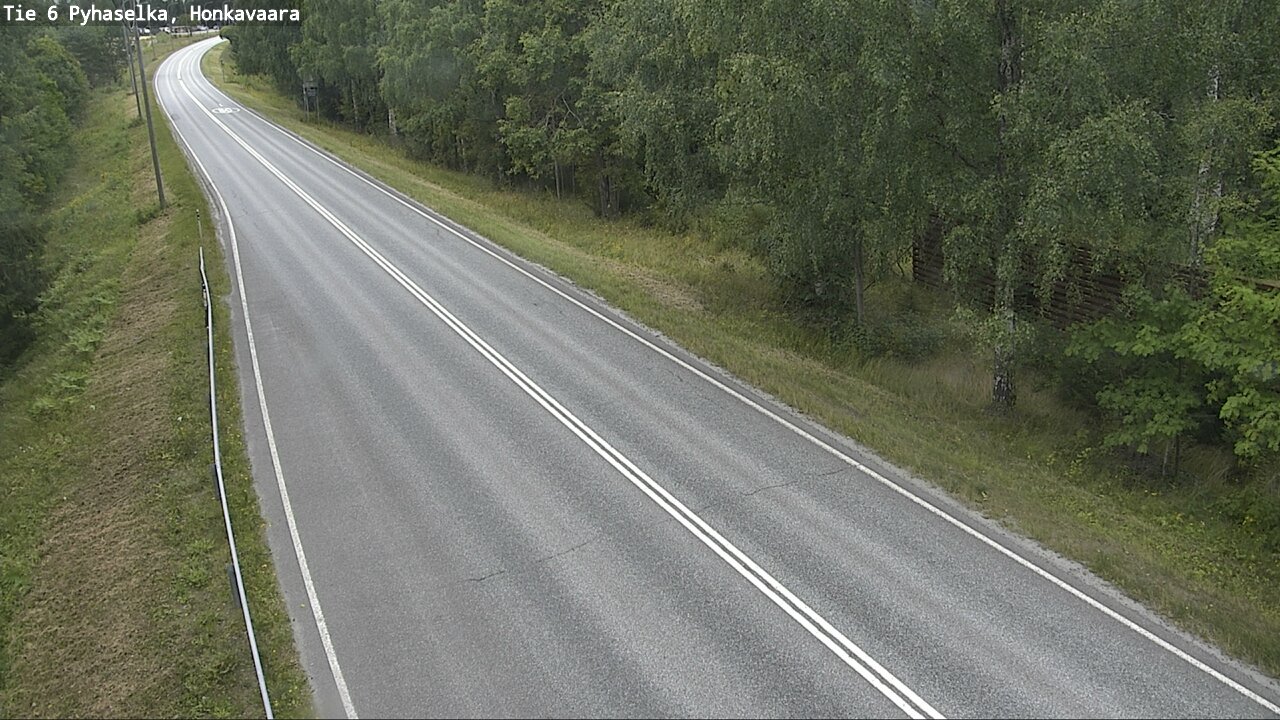 Weather Camera Image Road 6 Joensuu, Honkavaara, Joensuu, Pohjois-Karjala