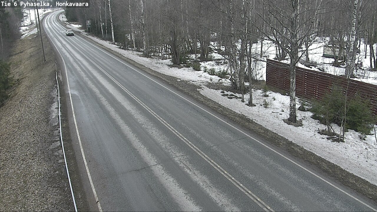 Weather Camera Image Road 6 Joensuu, Honkavaara, Joensuu, Pohjois-Karjala