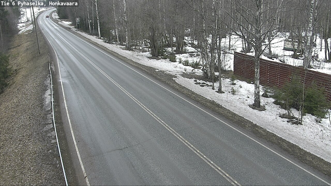 Weather Camera Image Road 6 Joensuu, Honkavaara, Joensuu, Pohjois-Karjala