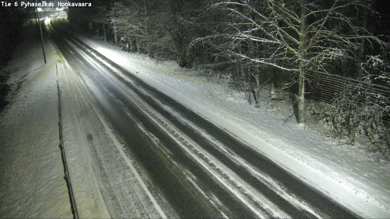 Weather Camera Image Väg 6 Joensuu, Honkavaara, Joensuu, Pohjois-Karjala