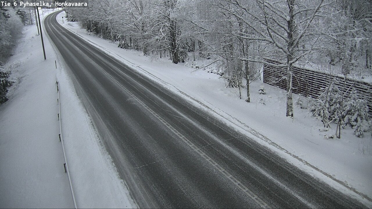Weather Camera Image Väg 6 Joensuu, Honkavaara, Joensuu, Pohjois-Karjala