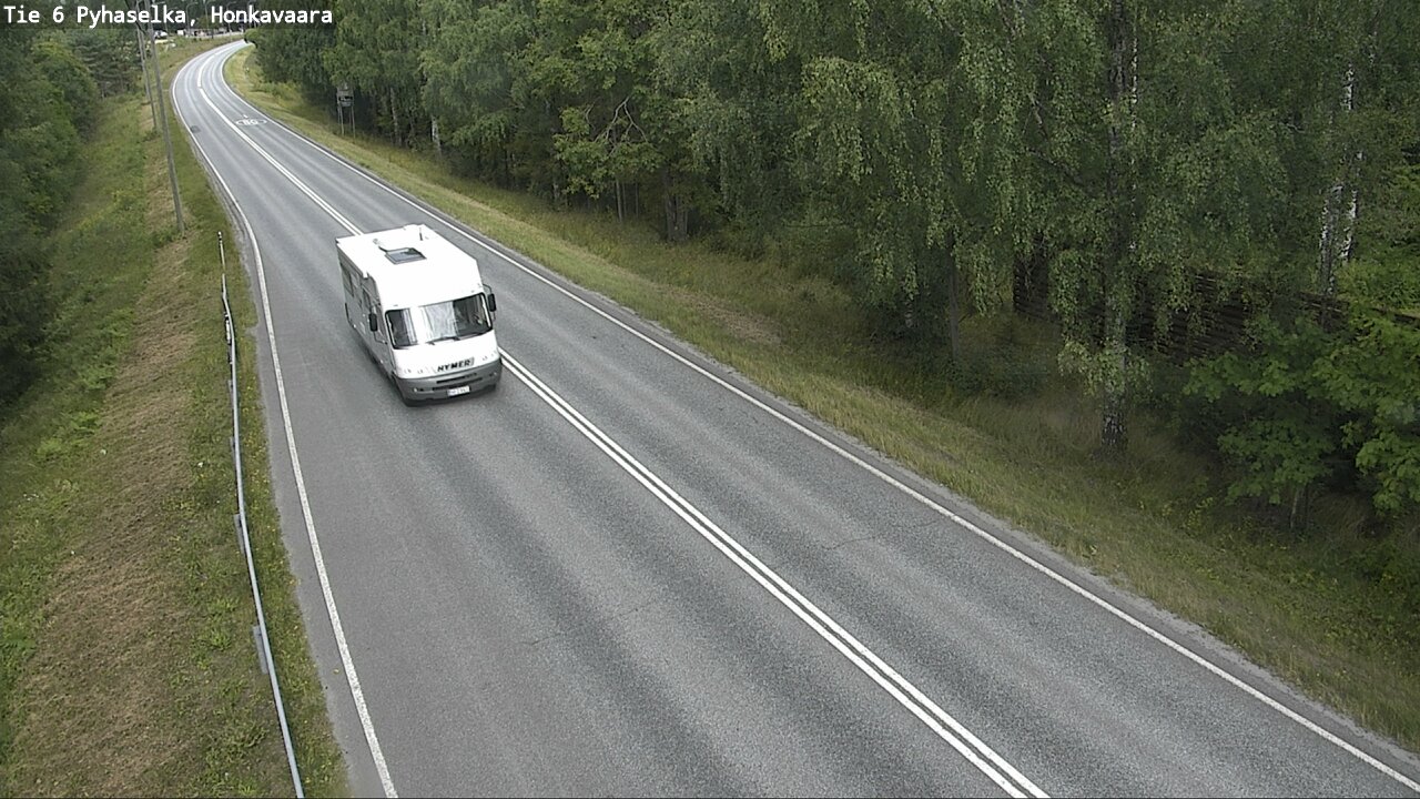 Weather Camera Image Road 6 Joensuu, Honkavaara, Joensuu, Pohjois-Karjala