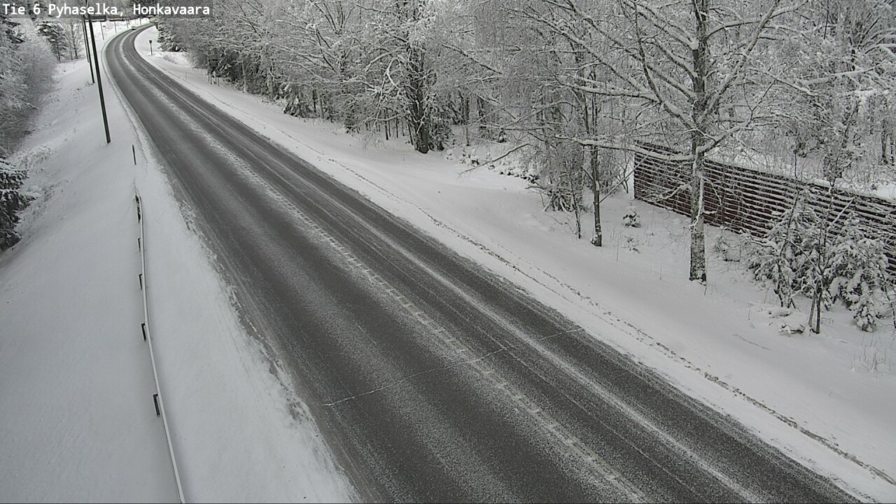 Weather Camera Image Väg 6 Joensuu, Honkavaara, Joensuu, Pohjois-Karjala