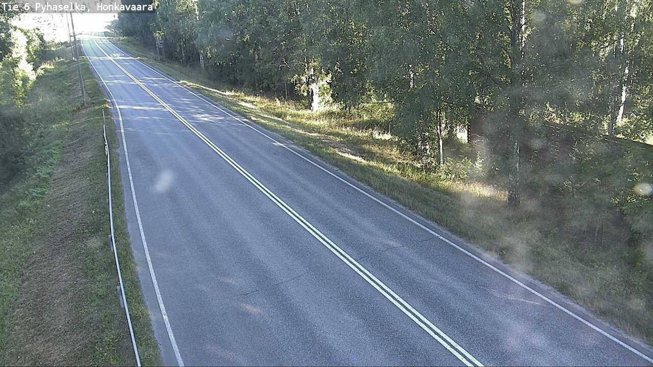 Weather Camera Image Väg 6 Joensuu, Honkavaara, Joensuu, Pohjois-Karjala
