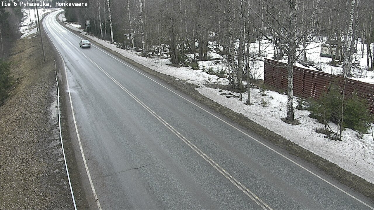Weather Camera Image Road 6 Joensuu, Honkavaara, Joensuu, Pohjois-Karjala