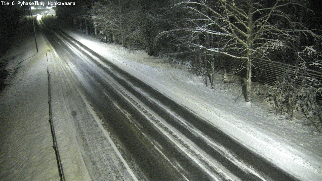 Weather Camera Image Väg 6 Joensuu, Honkavaara, Joensuu, Pohjois-Karjala