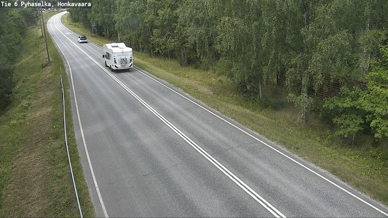 Weather Camera Image Road 6 Joensuu, Honkavaara, Joensuu, Pohjois-Karjala