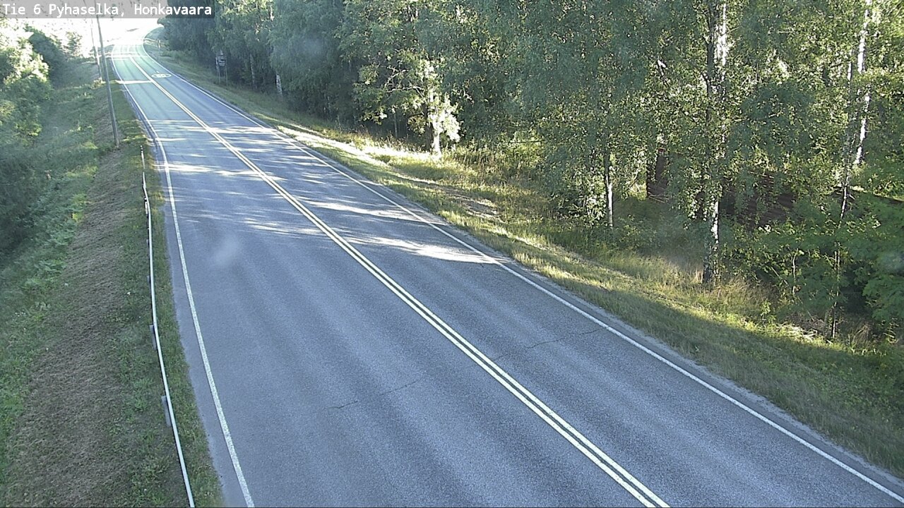 Weather Camera Image Väg 6 Joensuu, Honkavaara, Joensuu, Pohjois-Karjala