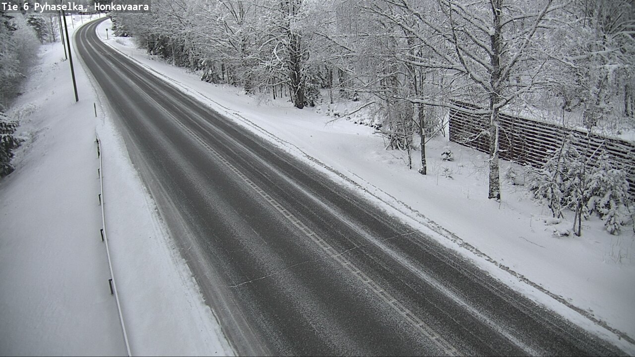 Weather Camera Image Väg 6 Joensuu, Honkavaara, Joensuu, Pohjois-Karjala