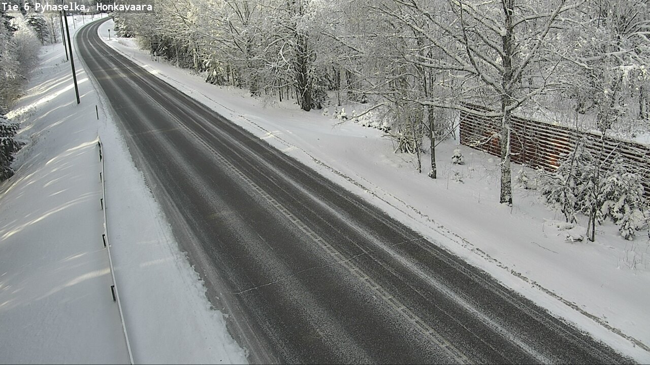 Weather Camera Image Väg 6 Joensuu, Honkavaara, Joensuu, Pohjois-Karjala