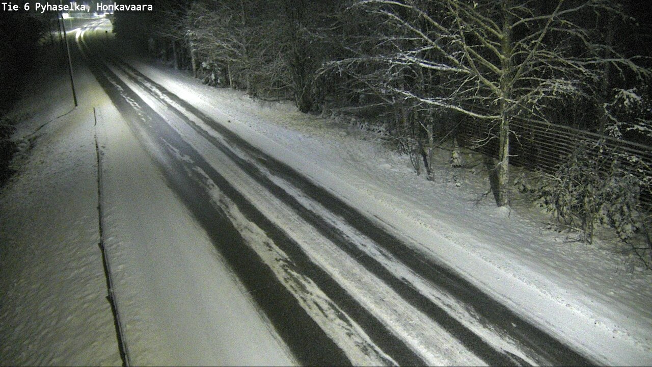 Weather Camera Image Väg 6 Joensuu, Honkavaara, Joensuu, Pohjois-Karjala