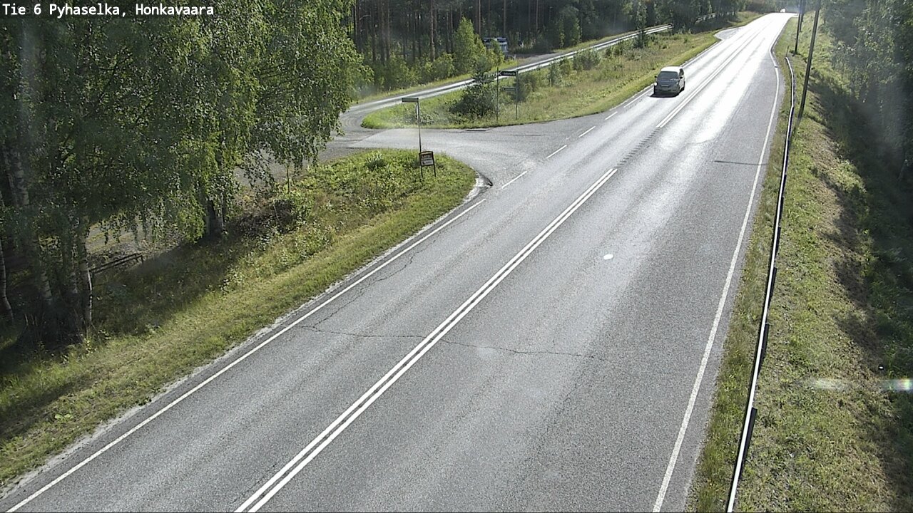 Weather Camera Image Road 6 Joensuu, Honkavaara, Joensuu, Pohjois-Karjala