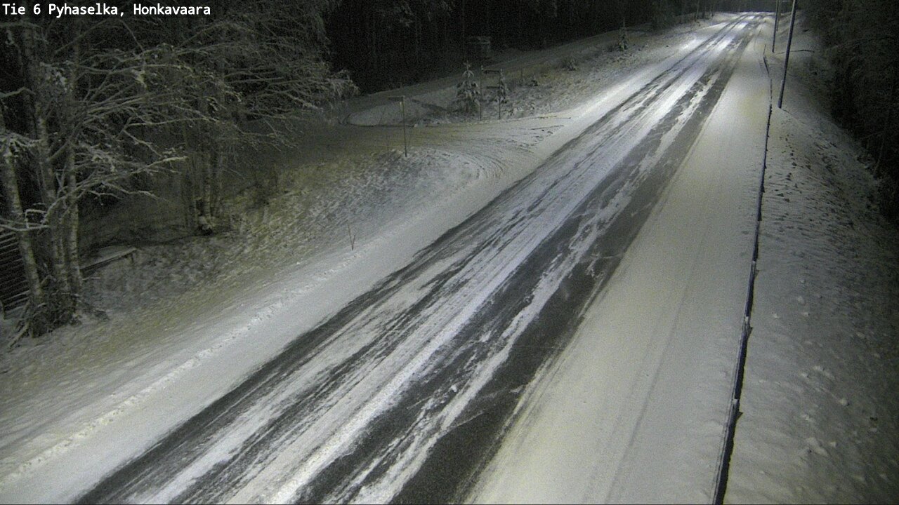 Weather Camera Image Väg 6 Joensuu, Honkavaara, Joensuu, Pohjois-Karjala
