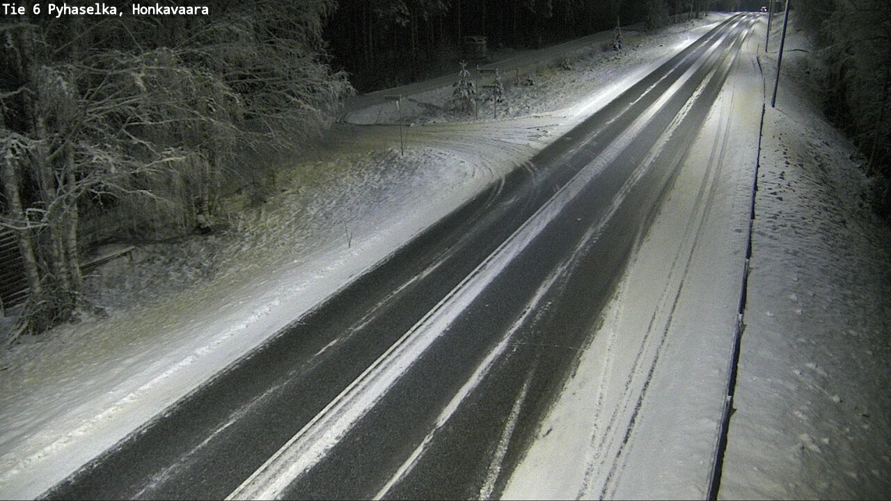 Weather Camera Image Väg 6 Joensuu, Honkavaara, Joensuu, Pohjois-Karjala