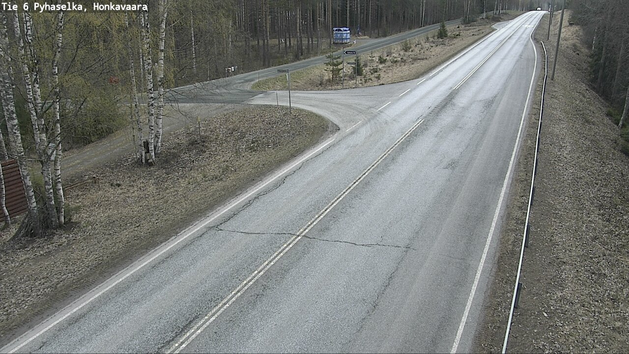 Weather Camera Image Väg 6 Joensuu, Honkavaara, Joensuu, Pohjois-Karjala