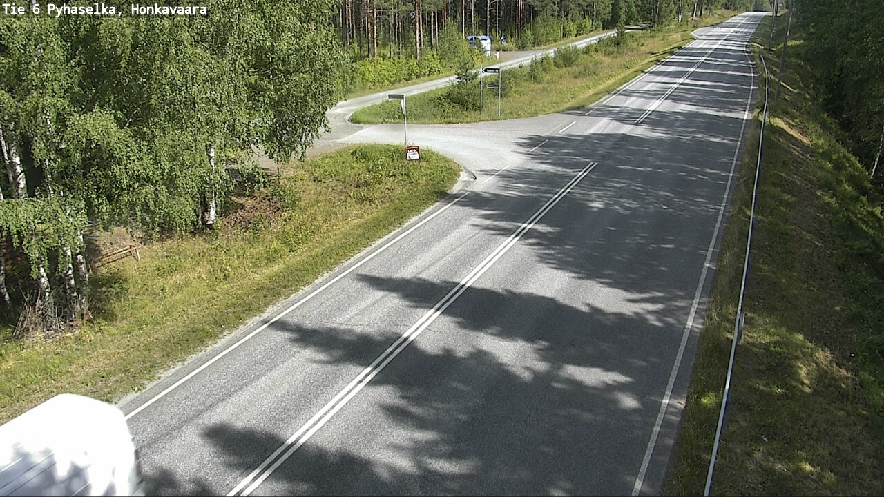 Weather Camera Image Road 6 Joensuu, Honkavaara, Joensuu, Pohjois-Karjala