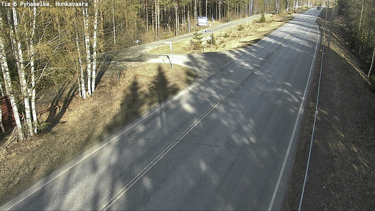 Weather Camera Image Väg 6 Joensuu, Honkavaara, Joensuu, Pohjois-Karjala