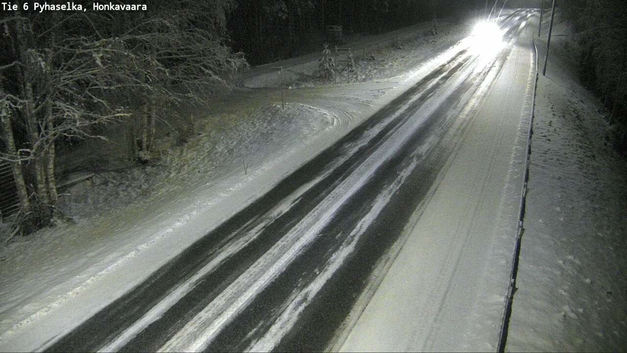 Weather Camera Image Väg 6 Joensuu, Honkavaara, Joensuu, Pohjois-Karjala