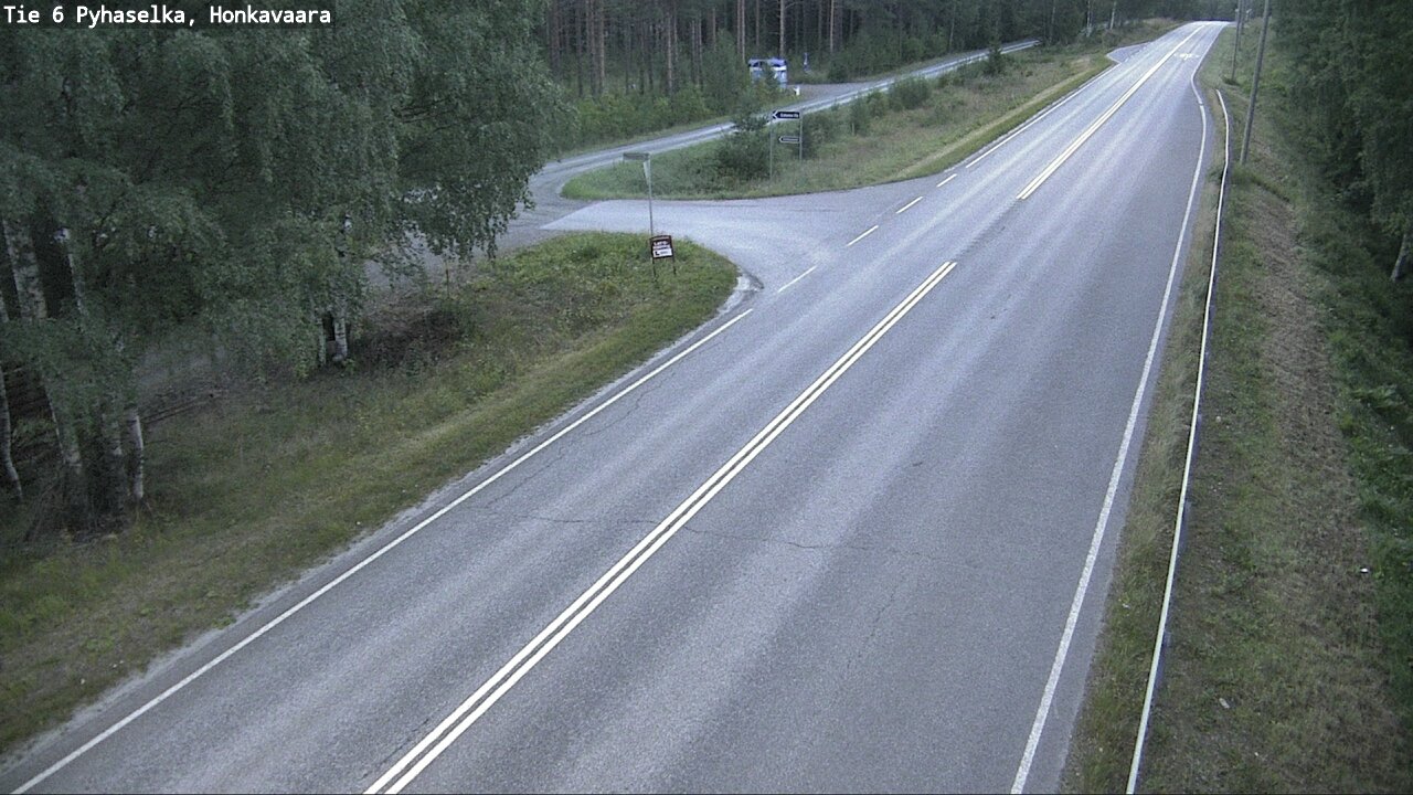 Weather Camera Image Road 6 Joensuu, Honkavaara, Joensuu, Pohjois-Karjala