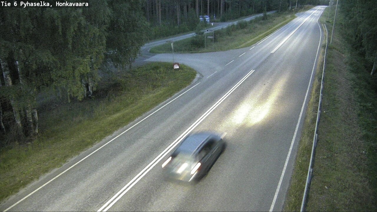 Weather Camera Image Road 6 Joensuu, Honkavaara, Joensuu, Pohjois-Karjala