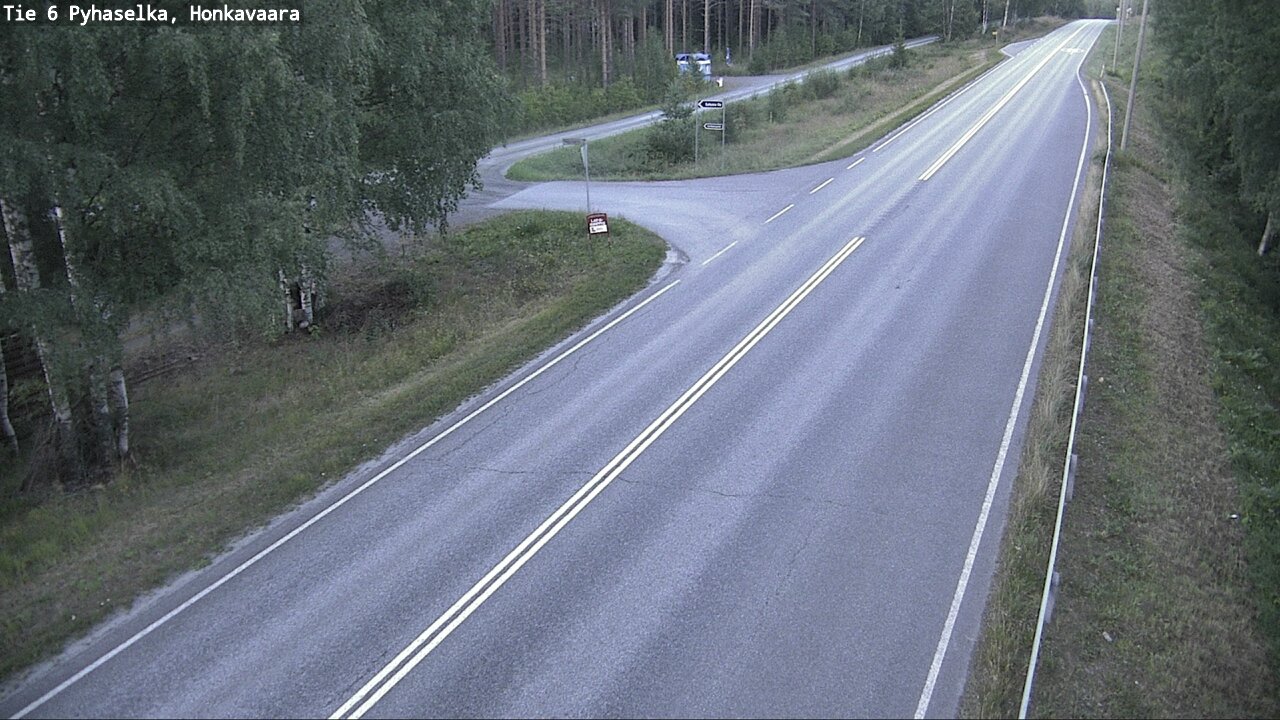 Weather Camera Image Road 6 Joensuu, Honkavaara, Joensuu, Pohjois-Karjala