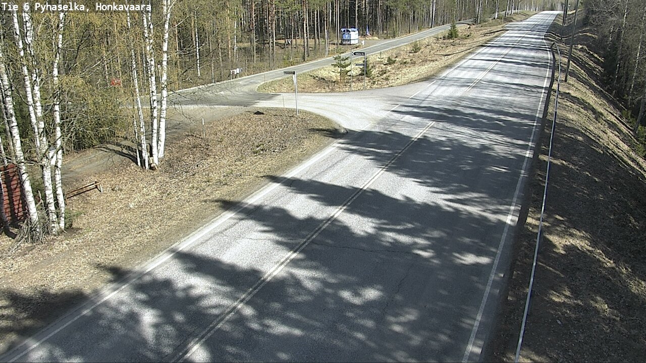 Weather Camera Image Väg 6 Joensuu, Honkavaara, Joensuu, Pohjois-Karjala