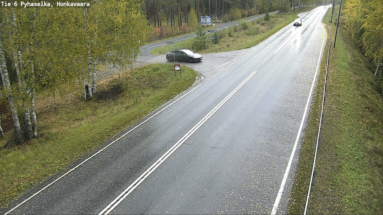 Weather Camera Image Road 6 Joensuu, Honkavaara, Joensuu, Pohjois-Karjala
